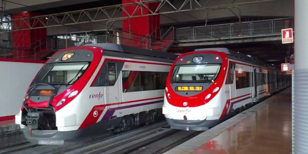 Trenes de Cercanías de la Comunidad de Madrid.