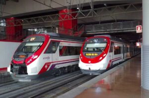 Trenes de Cercanías de la Comunidad de Madrid.