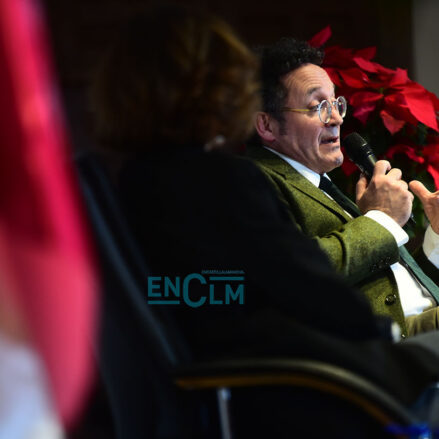 Álvaro García Ortiz, fiscal general del Estado,, durante la conferencia dada en Toledo sobre la Constitución, en plena polémica nacional en plena polémica por su imputación por la supuesta filtración de datos reservados sobre el novio de la presidenta de la Comunidad de Madrid, Isabel Díaz Ayuso. Foto: Rebeca Arango.