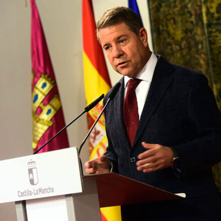 El presidente de Castilla-La Mancha, Emiliano García-Page. Foto: Rebeca Arango.
