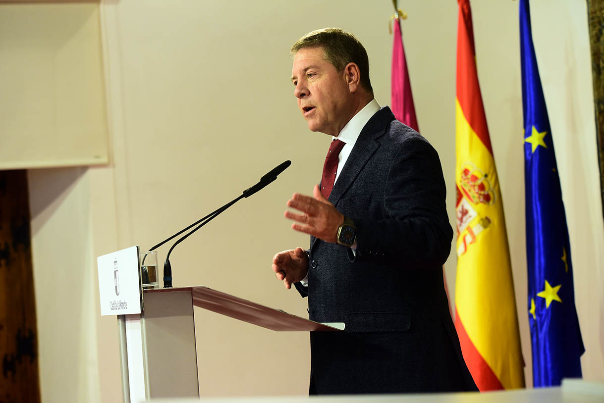 El presidente de Castilla-La Mancha, Emiliano García-Page.