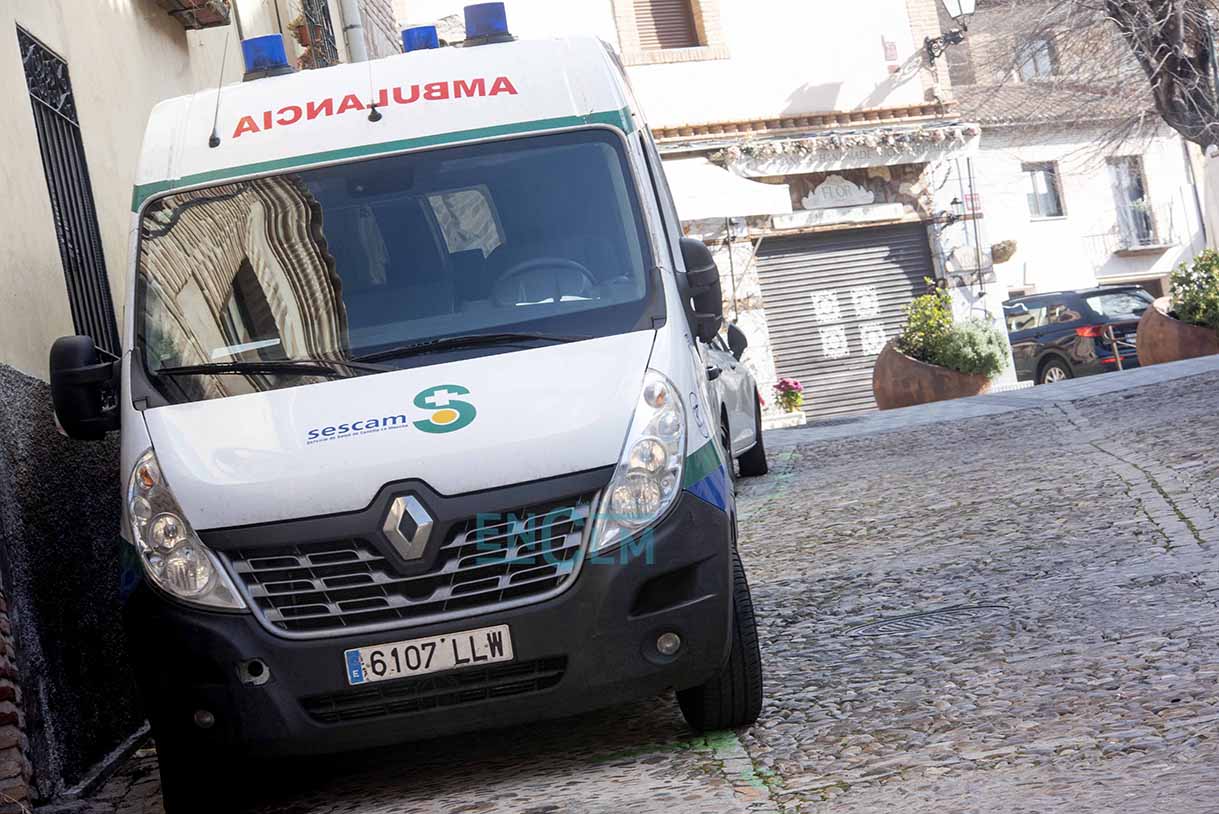 Foto de archivo de una ambulancia. Foto: ENCLM / Rebeca Arango