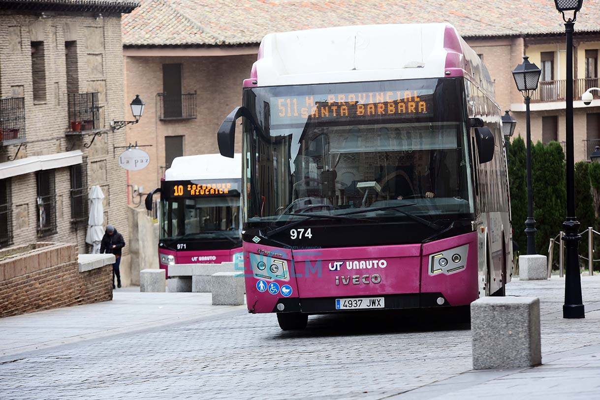 Autobús urbano de Toledo. Foto: ENCLM/Rebeca Arango.