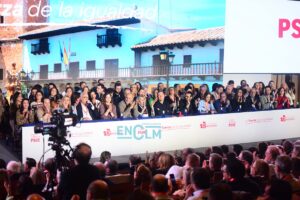 La nueva Ejecutiva del PSOE de Castilla-La Mancha. Foto: Rebeca Arango.