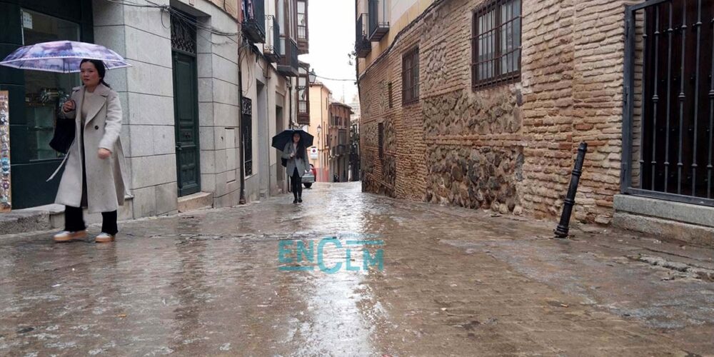 Lluvia, otoño, clima, gente