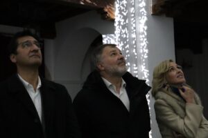 José Manuel Caballero y Darío Dolz disfrutaron de 'Luz Cuenca'.