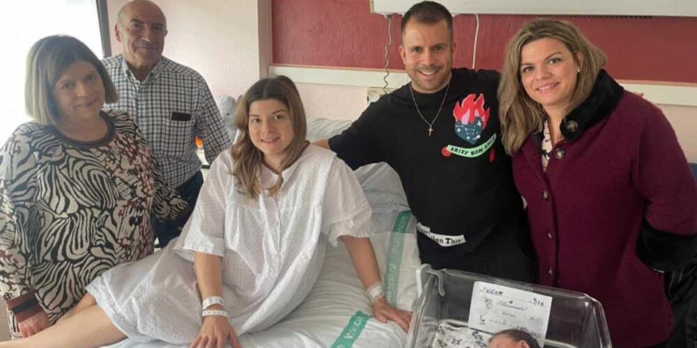 Hugo, de Albacete, primer bebé del año 2025 en Castilla-La Mancha. Foto: Junta de Comunidades de Castilla-La Mancha