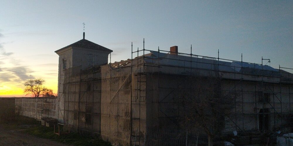 Obras que se están acometiendo en la Venta de Borondo