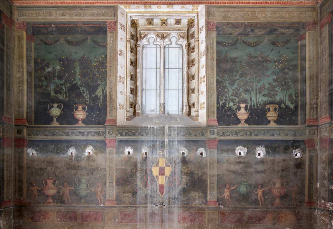 Imagen de las pinturas halladas.