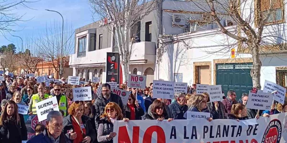 Carrión de Calatrava (Ciudad Real) se levanta contra las plantas de biometano