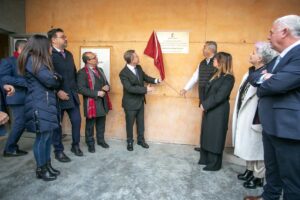 Reapertura del colegio rural de Escariche, en la provincia de Guadalajara.