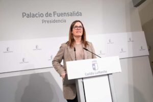 La consejera portavoz del Gobierno de Castilla-La Mancha, Esther Padilla.