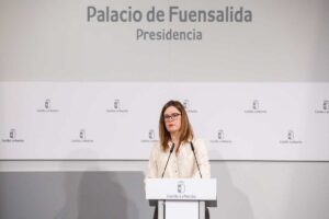 Esther Padilla, consejera portavoz del Gobierno de Castilla-La Mancha.