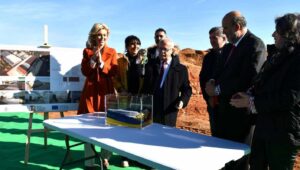 Primera piedra del Centro de Recuperación de Fauna Silvestre de Cuenca.