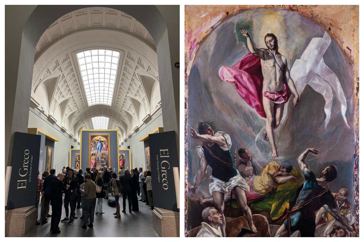 Imagen de la exposición de El Greco en El Prado con ocho de sus nueve obras para Santo Domingo el Antiguo.