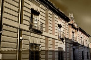 Fachada de la Casa Academia de Minas de Almadén