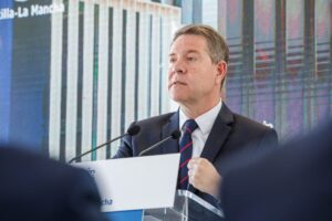 García-Page este miércoles en la inauguración del nuevo centro de salud de Tomelloso
