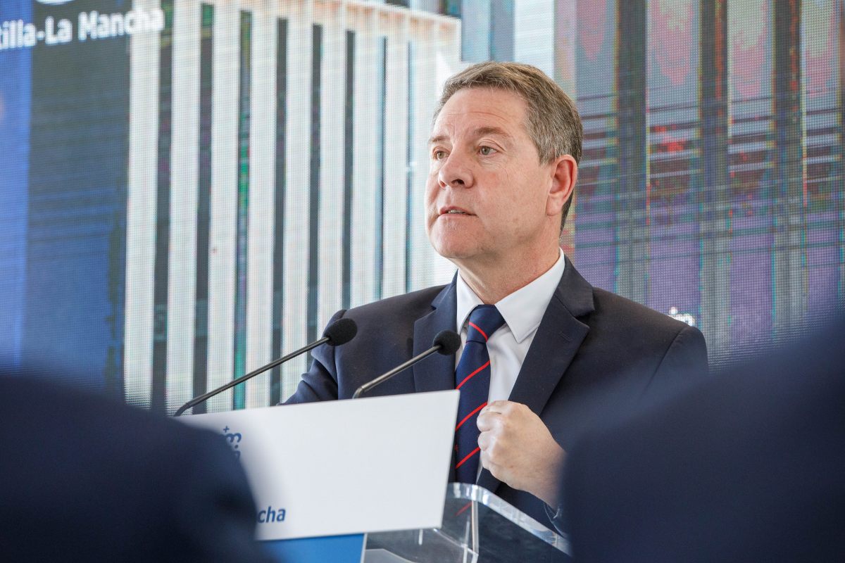 García-Page este miércoles en la inauguración del nuevo centro de salud de Tomelloso