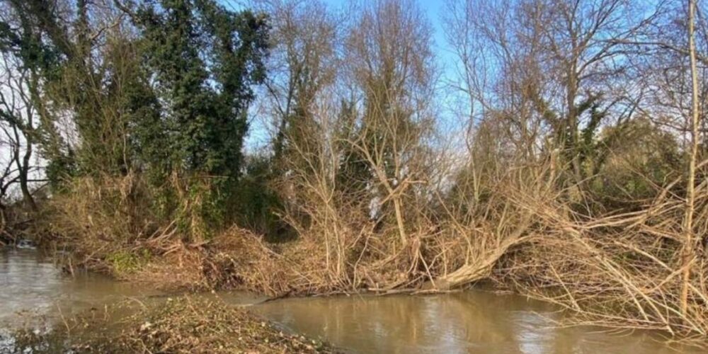 Imagen de archivo de un desbordamiento de arroyo Alcañizo