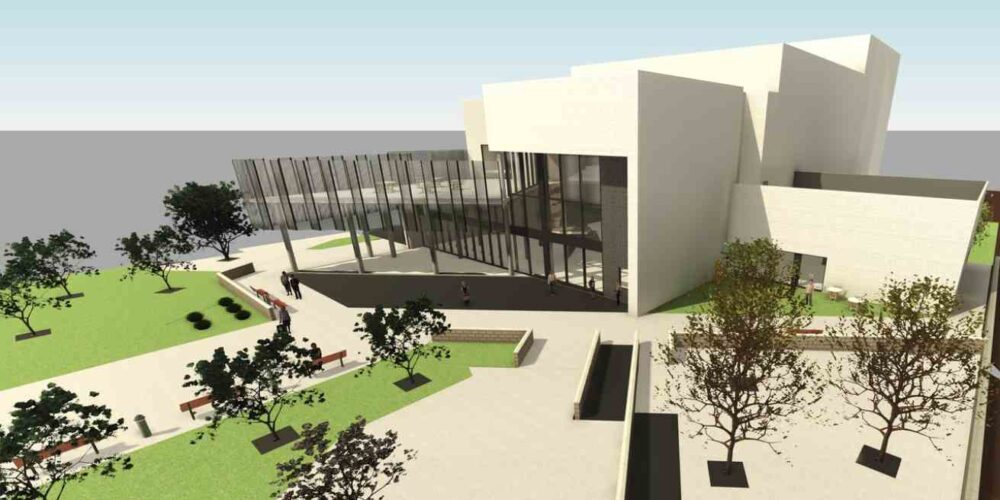 Imagen del futuro Teatro-Auditorio de Illescas.