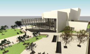 Imagen del futuro Teatro-Auditorio de Illescas.