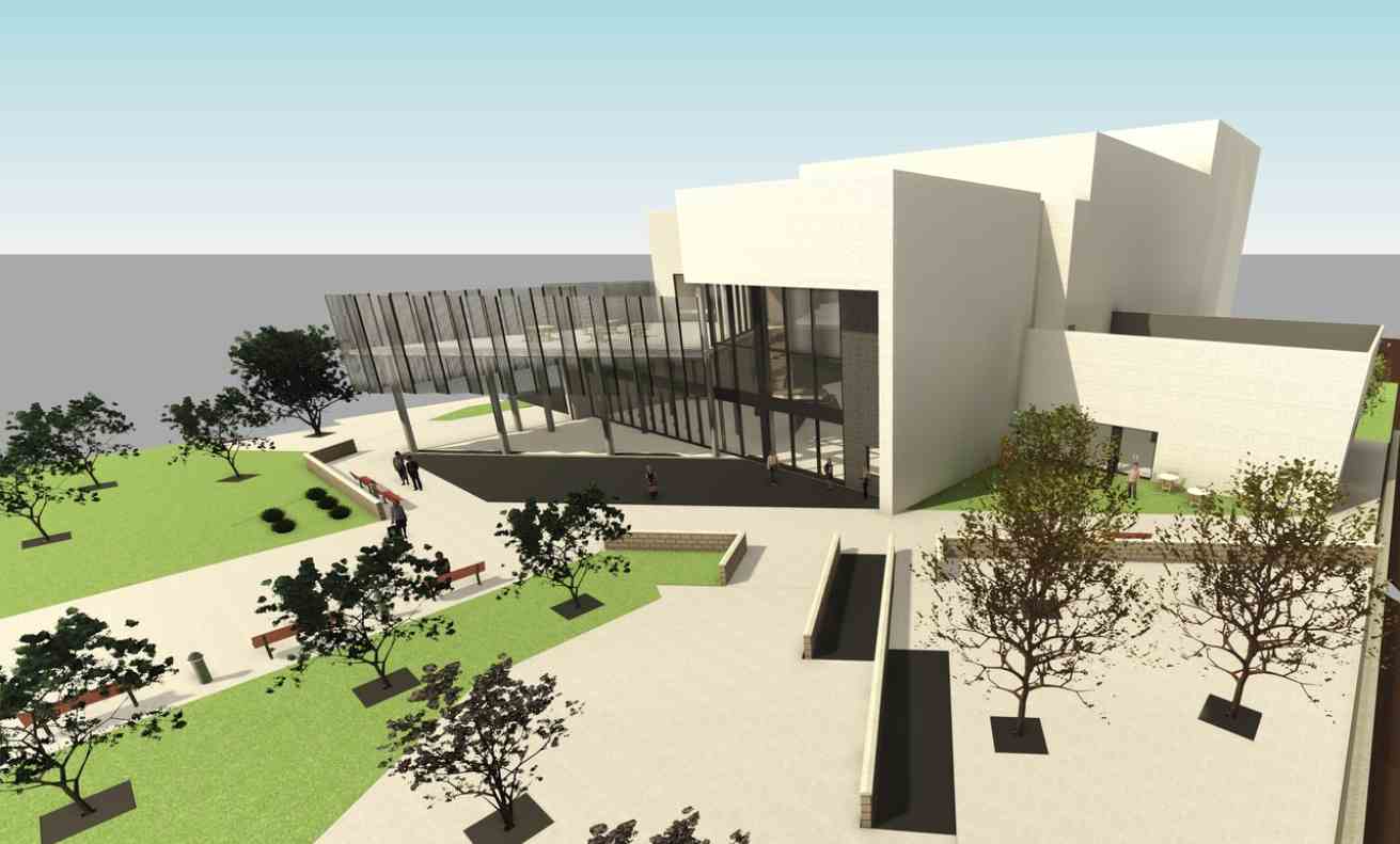 Imagen del futuro Teatro-Auditorio de Illescas.