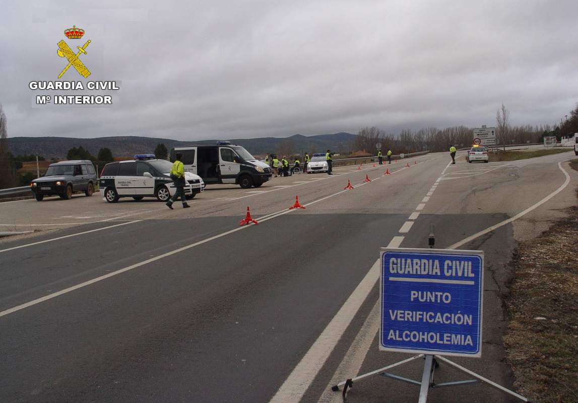 Imagen de un control de alcoholemia.