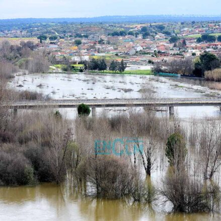 Inundaciones en Escalona (Toledo) tras la crecida del río Alberche. Foto: ENCLM / Rebeca Arango.