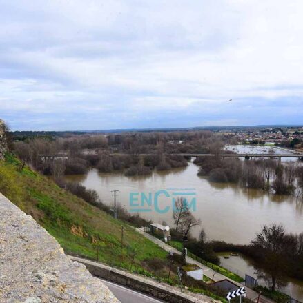 Inundaciones en Escalona (Toledo) tras la crecida del río Alberche. Foto: ENCLM / Rebeca Arango