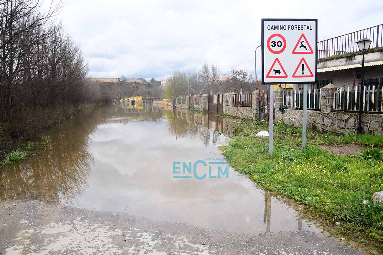 Inundaciones en Escalona (Toledo) por la crecida del río Alberche. Foto: ENCLM / Rebeca Arango