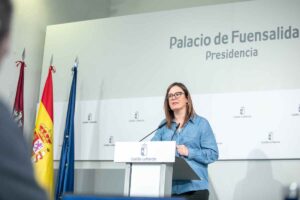 La consejera portavoz del Gobierno de Castilla-La Mancha, Esther Padilla.