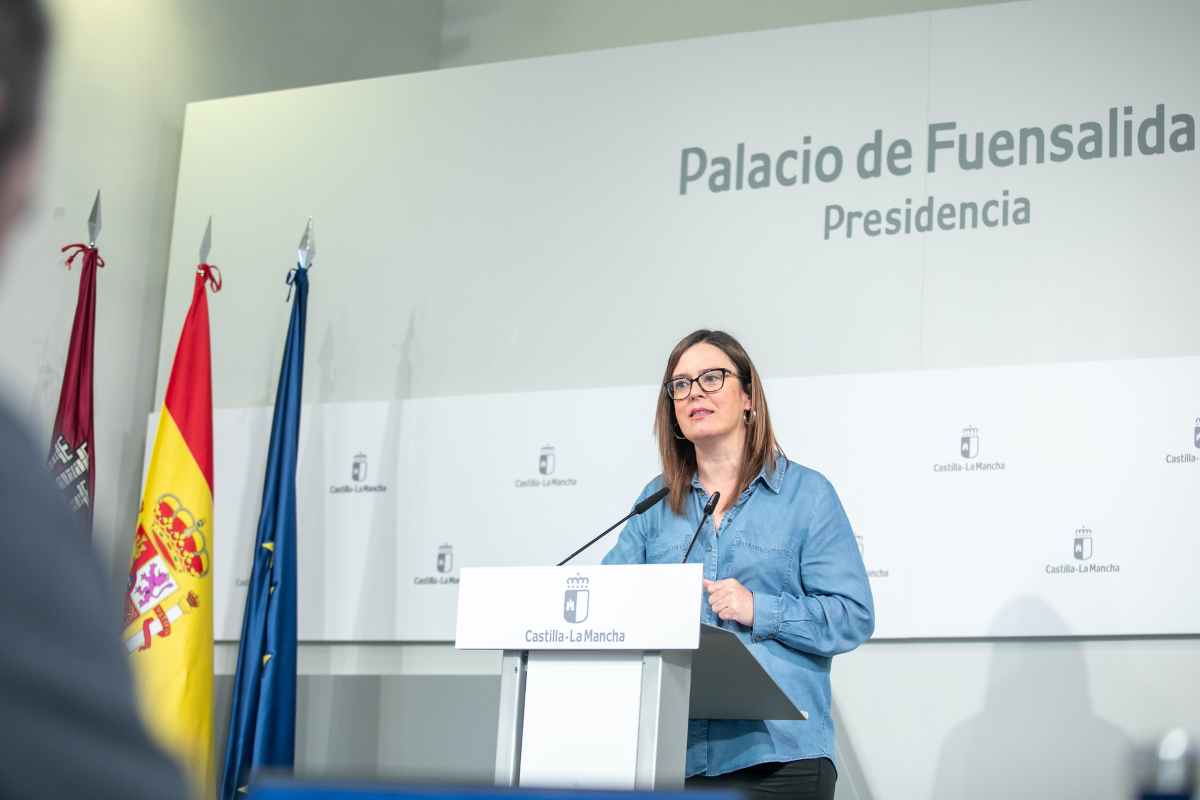 La consejera portavoz del Gobierno de Castilla-La Mancha, Esther Padilla.