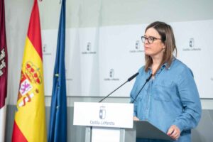 La consejera portavoz del Gobierno de Castilla-La Mancha, Esther Padilla.