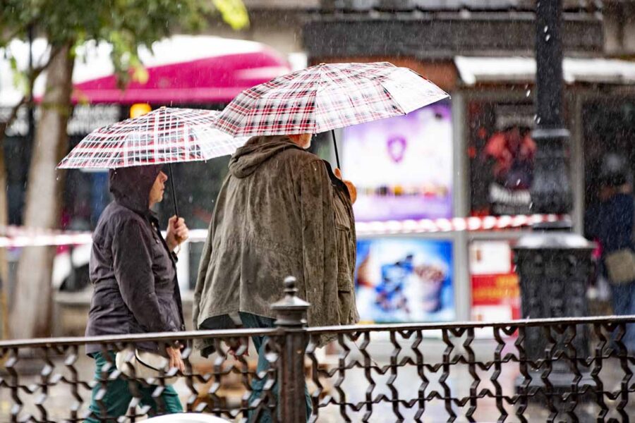 Cambio drástico del tiempo: lluvias y tormentas en Castilla-La Mancha con alerta en una provincia