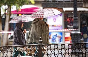 Una escena de lluvia en Toledo. Foto: ENCLM / Rebeca Arango