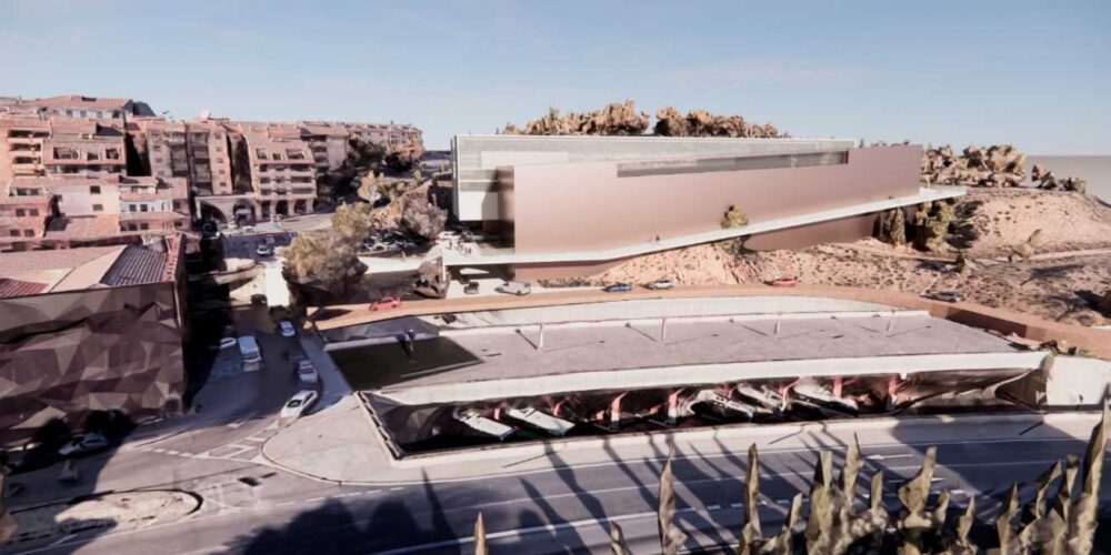 Así será el futuro pabellón multiusos de Toledo.