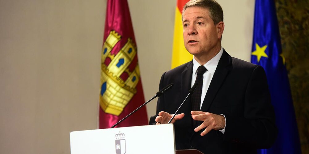 El presidente de Castilla-La Mancha, Emiliano García-Page. Foto: ENCLM / Rebeca Arango