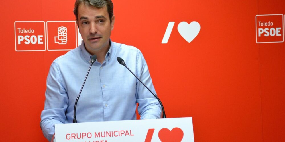 Pablo García, concejal del PSOE en el Ayyuntamiento de Toledo.
