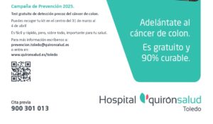Campaña de prevención contra el cáncer de colon.