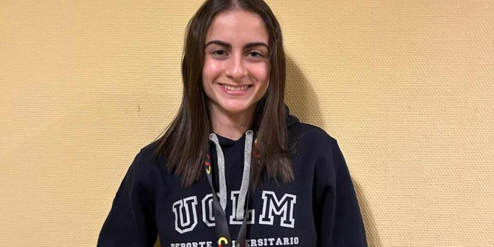 Celia Reoyos ya está en la élite nacional de la halterofilia.