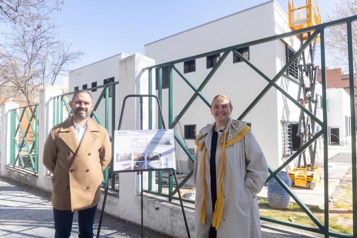 Santiago López Pomeda y Eva Henche, centro social calle Cifuentes