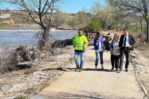 Los efectos de la crecida del río Tajo en la senda ecológica de Toledo