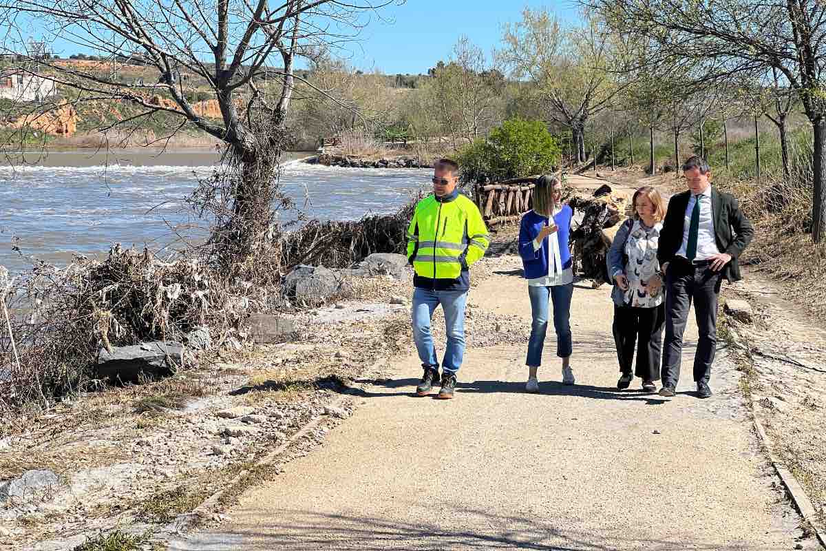 Los efectos de la crecida del río Tajo en la senda ecológica de Toledo