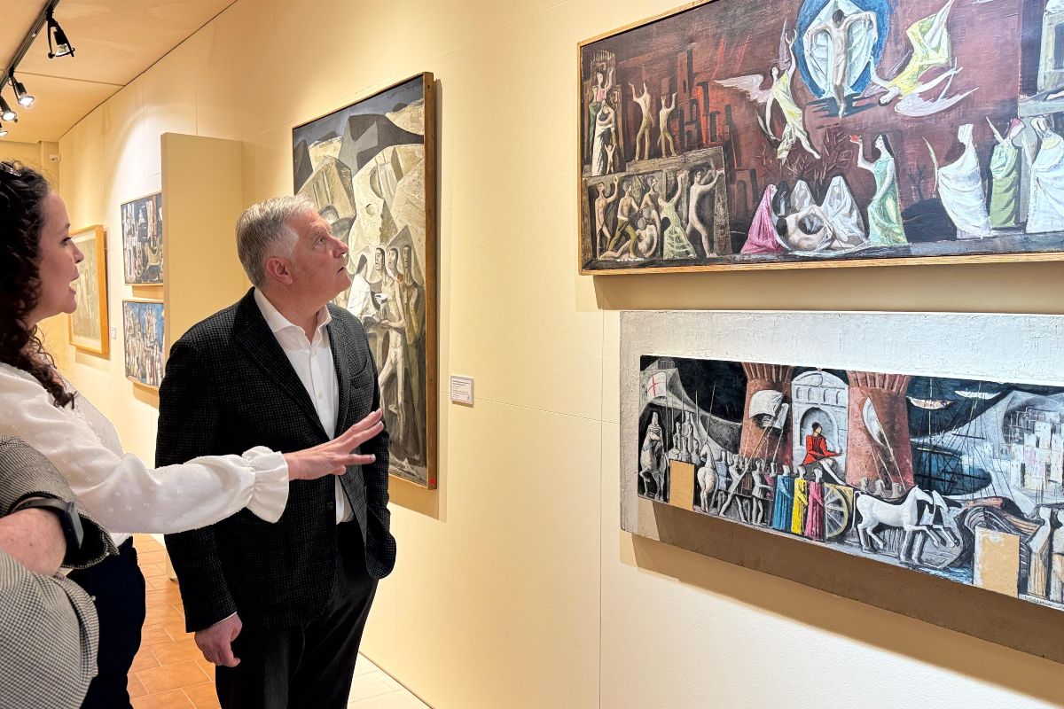 El alcalde de Ciudad Real ha visitado la nueva sala del museo