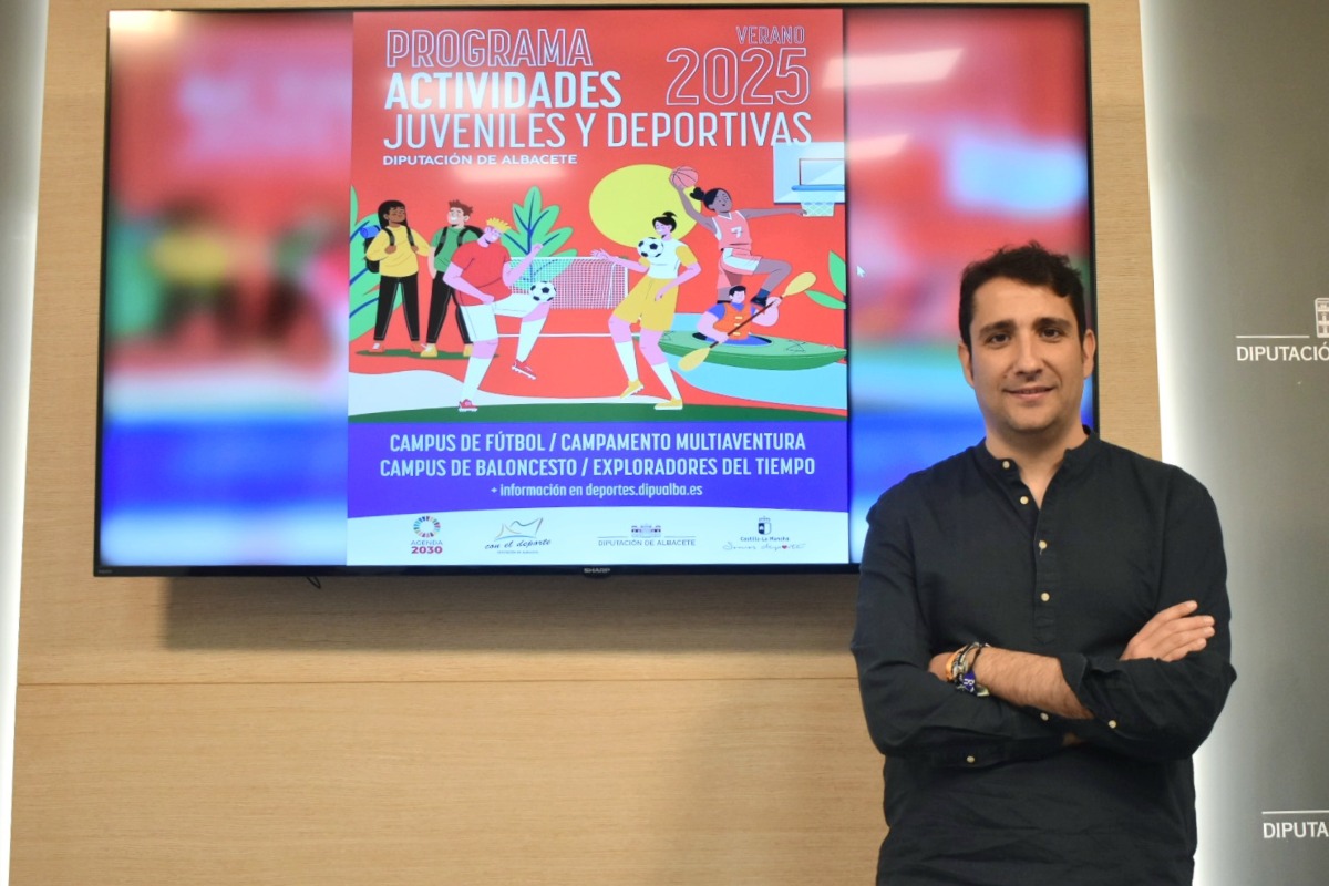 El diputado provincial de Deportes presenta los Campamentos de Verano 2025 de Albacete