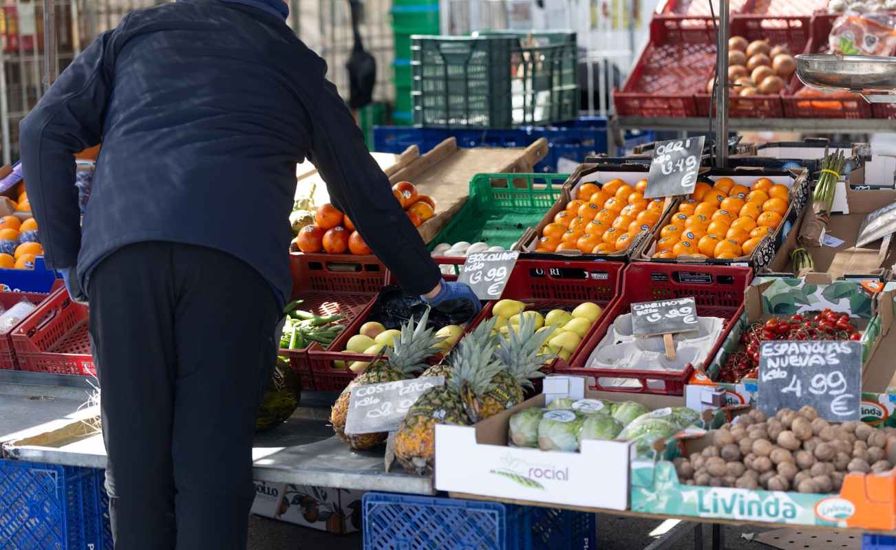 Un mercado de alimentos. Foto: EP.