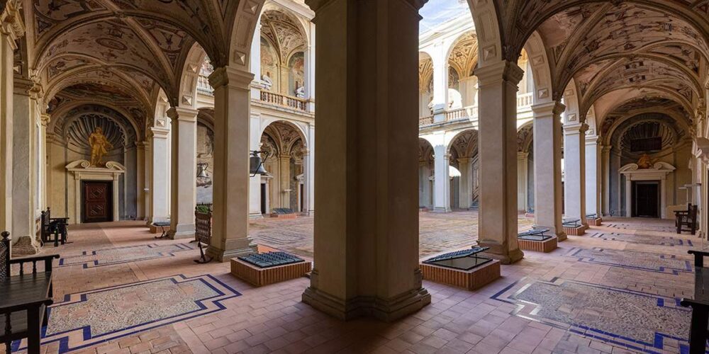 Imagen del interior del Palacio del Marqués de Santa Cruz en Viso del Marqués