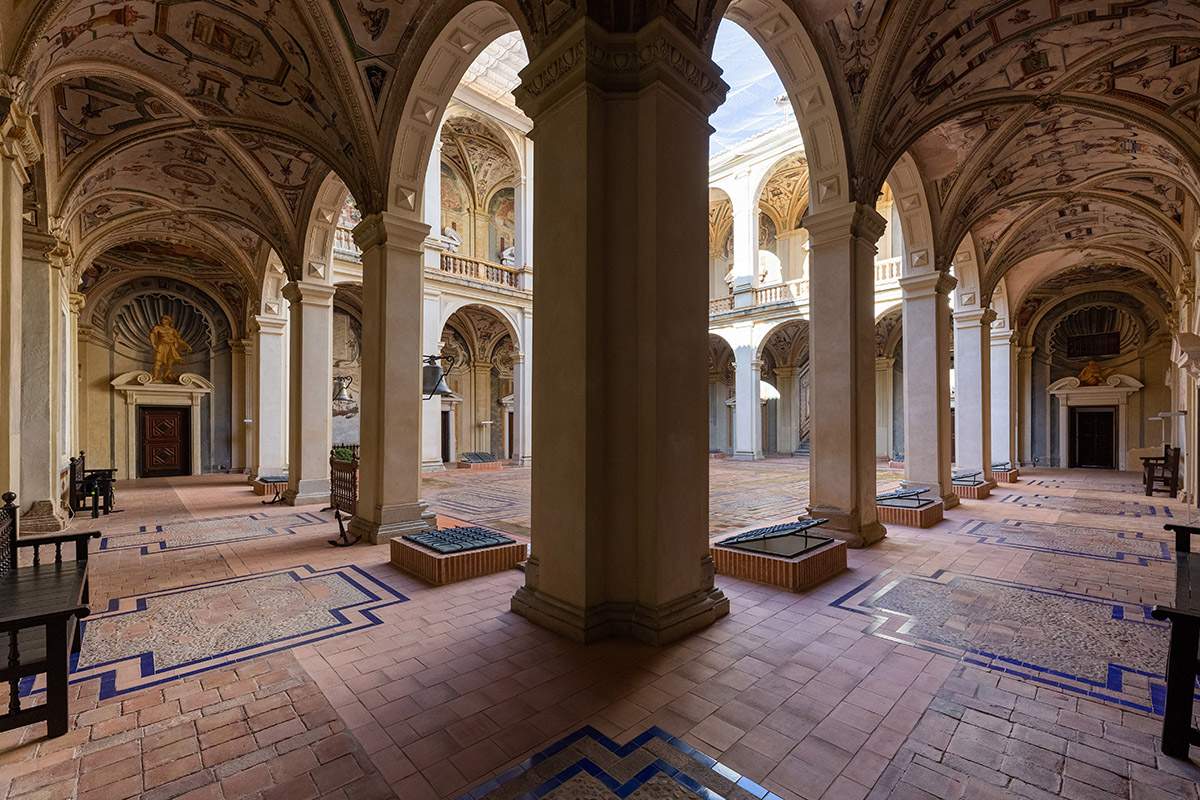 Imagen del interior del Palacio del Marqués de Santa Cruz en Viso del Marqués