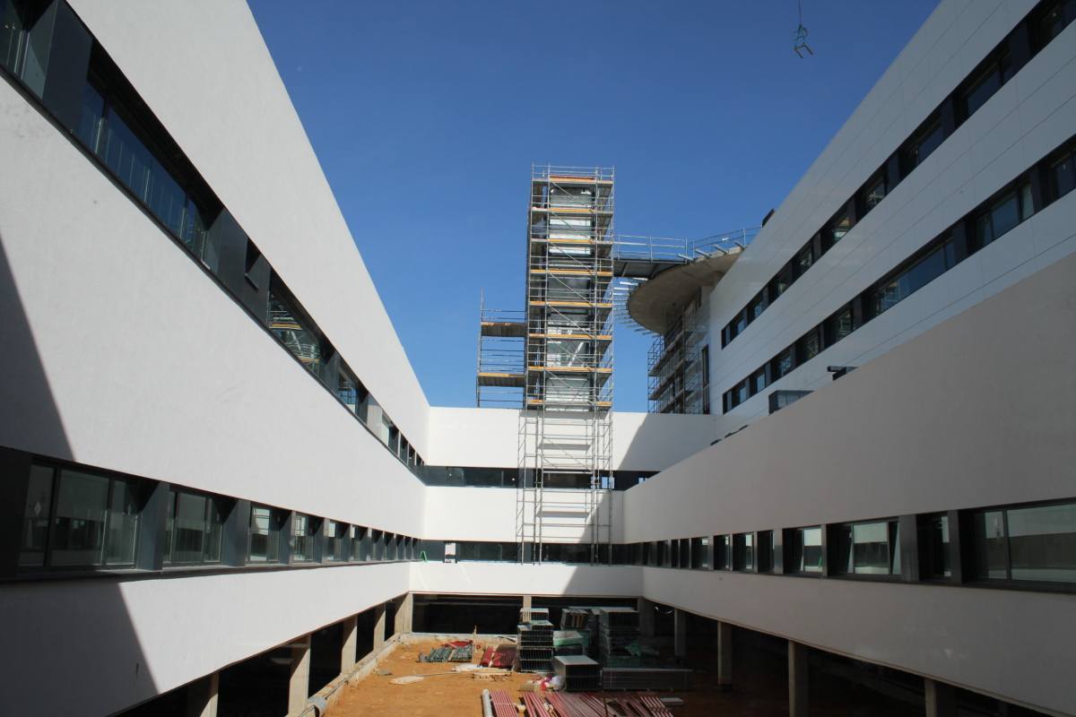 Imagen del nuevo hospital de Puertollano