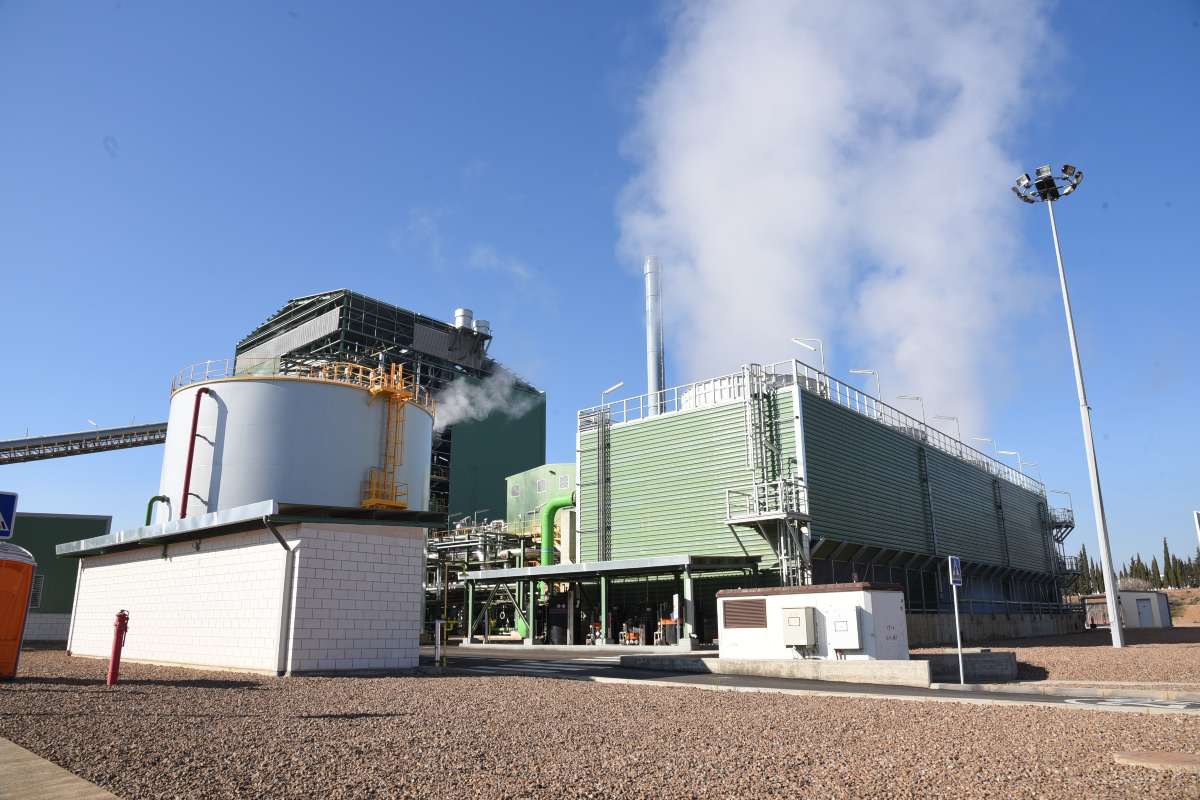 Planta de biomasa de Ence en Puertollano